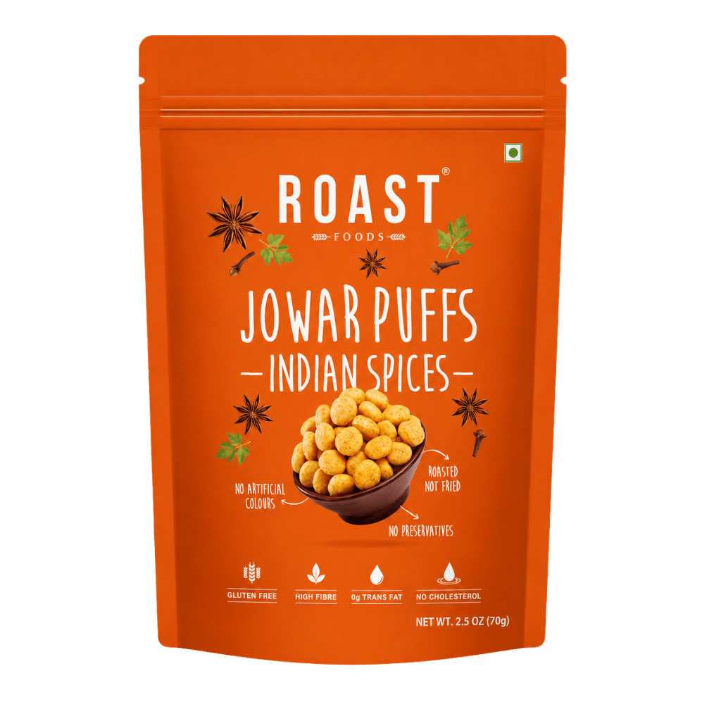 Roast Food Indian Spices Jowar Puffs 70 g buy online USA - 1